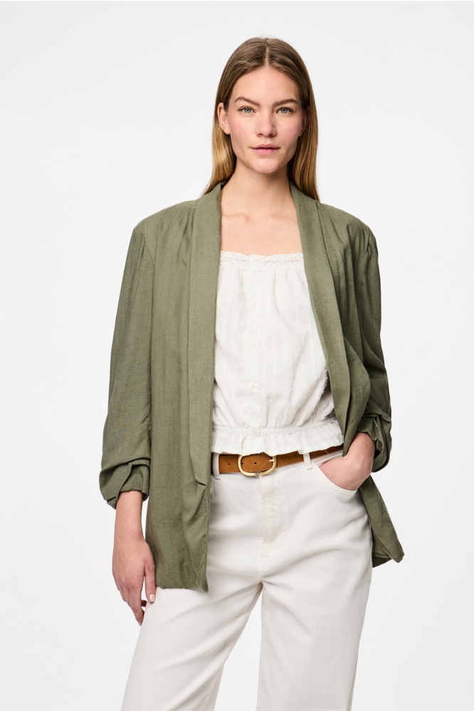 PCPIA BOSELLA BLAZER WVN NOOS 17154738 DEEP LICHEN GREEN